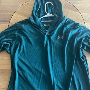Under Armour Green Loose Light Hoodie - XL Mens